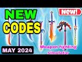 *NEW CODES* Weapon Fighting Simulator ROBLOX | ALL CODES | MAY 5, 2024