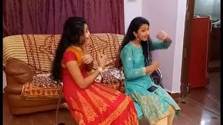 Nethran daughters abinaya \u0026 anchana singing