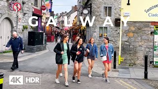 Galway Ireland Walking Tour 4k HDR Dolby Vision
