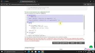 NPTEL Programming, Data Structures and Algorithms using Python Week3 Programming Solution July 2024