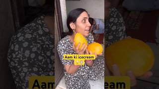 Aam 🥭 ki icecream🍦 / Mango ice cream recipe in hindi / Ghamu saran #shorts #recipe