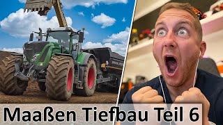 Maaßen Erd und Tiefbau Teil 6 - Cat 325F Super Bagger und Fendt im Einsatz - M4cM4nus reagiert