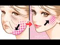 10mins BEST FACE EXERCISE to SCULPT FACE, FIRM UP CORNERS OF MOUTH and DOUBLE CHIN