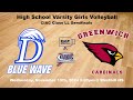 Darien Varsity Girls Volleyball vs. Greenwich | Semifinals, CIAC Class LL Tournament