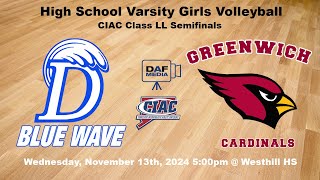 Darien Varsity Girls Volleyball vs. Greenwich | Semifinals, CIAC Class LL Tournament