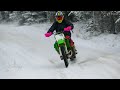 Kawasaki KX500 2-Stroke Incredible Winter Braaps Prt 2