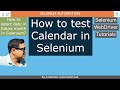 Selenium_Part 15: How to test Calendar in Selenium? How to select date in future month in Selenium?