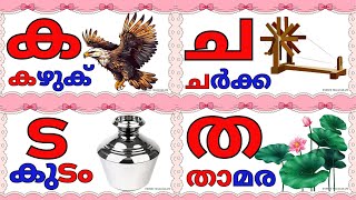 Malayalam swaraksharangal/Malayalam alphabets consonants