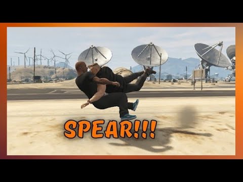 GTA 5 WWE Spears Compilation #3 | GTA 5 WWE Moves | GTA 5 WWE Mod - YouTube