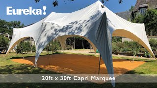 20ft x 30ft Capri Marquee with Luxury Coir Matting - Eureka Marquee Hire