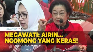 Momen Megawati Tunjuk Airin:  Ngomong yang Keras, Kalau Sudah Masuk PDIP!