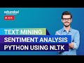 Text Mining Sentiment Analysis Python Using NLTK | Sentiment Analysis Using NLTK | Edureka Rewind