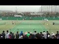 16 アジアソフトテニス選手権大会 男子 ダブルス 準々決勝 船水颯人 上松俊貴 日本 vs キム・ジェボク キム・ボフン 韓国