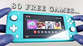 80 Free Games on Nintendo Switch Lite