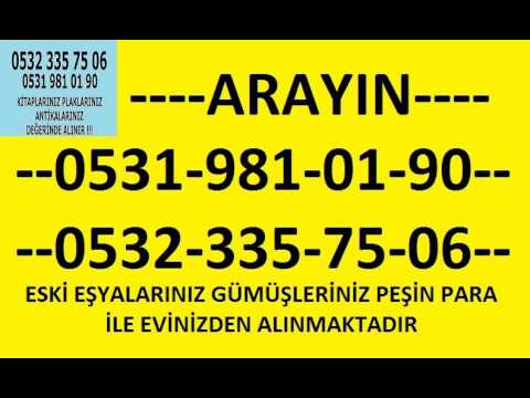 Tel(:0531 981 01 90:) Sururi Antika Eski Gümüş Bakır Porselen Eşya ...