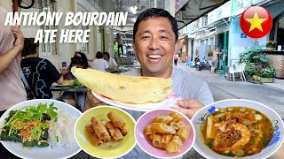 EATING AT ANTHONY BOURDAIN TOP PICK RESTAURANTS IN SAIGON VIETNAM 🇻🇳