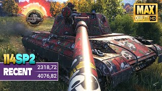 114 SP2: Player with Pro stats on Siegfried Line - World of Tanks