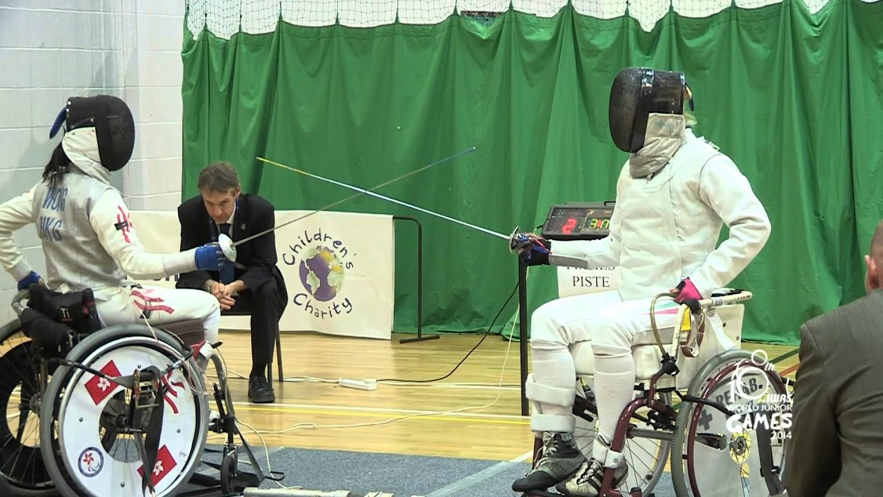 What Is Wheelchair Fencing? - YouTube