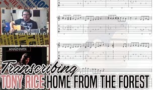 Transcribing Tony Rice's Home From The Forest - Free Bluegrass Tab!