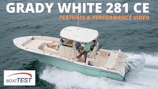 Grady White 281 CE (2023) Features and Performance Video by BoatTEST.com