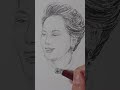 「デヴィ夫人を描く」 drawing 鉛筆画 デッサン イッテq 肖像画 ルネショウ runeshow