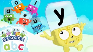 Alphablocks - Y Wants to Be a Vowel! | #Lockdown Learning | Phonics