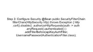 Secure Spring Boot API with API Key & Secret (Step-by-Step)