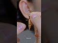 new beutiful gold earrings 21k design earrings earringsdesign jewellery goldjewellery shorts