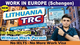 🇱🇹 Get Lithuania TRC Card in 2024 from India, Pakistan & UAE | Work in EUROPE | No More Work Visa 🇱🇹
