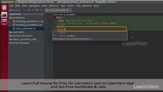 Ruby Retry Statement Example