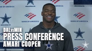 Amari Cooper Postgame Week 8 | #DALvsMIN | Dallas Cowboys 2021