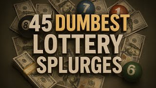 45 Dumbest Things People Did After Winning the Lottery