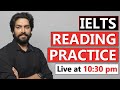 IELTS Reading With Practice - Live With Sam