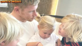 vrouw van Kevin De Bruyne deelt prachtige beelden van emotioneel weerzien met kinderen na WK