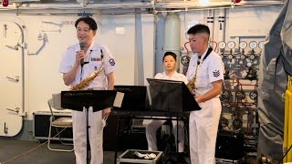 「海の見える街」（護衛艦あけぼの 格納庫での佐世保音楽隊演奏会②）海上自衛隊佐世保地方隊創設70周年記念サマーフェスティバル2023