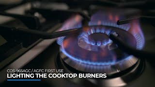 Cosmo Appliances Range 965 Series | Lighting the Cooktop Burners First Use