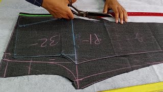 Fitting बाली Pant Cutting करना सीखे || How to Cut Fitting Pant