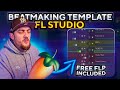 How To Make Beats FASTER: FL Studio Productivity Template Tutorial (FREE FLP INCLUDED)