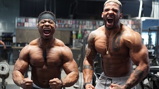 425lb Bench PR With Russwole | Going Super Saiyan