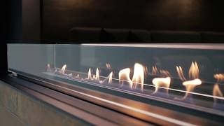 Decoflame Montreal Panorama built-in bio fireplace