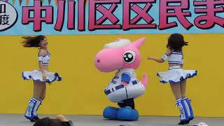 2019.10.27 中川区区民まつりでパオロンとチアドラのナンバー♪