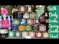 MASSIVE Bath & Body Works Spring Candle Haul|2018🐝🌷(w/Test Lab)