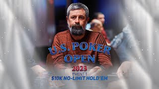 U.S. Poker Open 2023 | $10,000 No Limit Hold'em Event 1 Final Table [FULL STREAM]