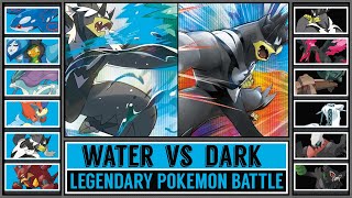 Legendary Pokémon Battle: WATER vs DARK