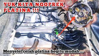 Begini Cara Menyetel Celah Platina Mobil Daihatsu Zebra Espass‼️