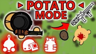 SOLO VS SQUADS IN THE POTATO MODE! | SURVIV.IO