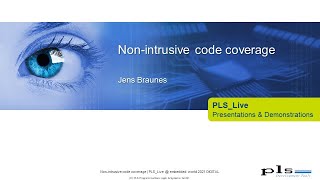Non intrusive code coverage