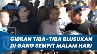 MOMEN Antusias Warga Sambut Gibran yang Tiba-Tiba Blusukan ke Kampung Malang Surabaya Saat Malam