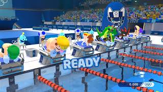 Mario & Sonic at the Olympic Games Tokyo 2020 - Princess Daisy in Swimming - 100m Freestyle
