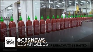 Sriracha production is halted until after Labor Day
